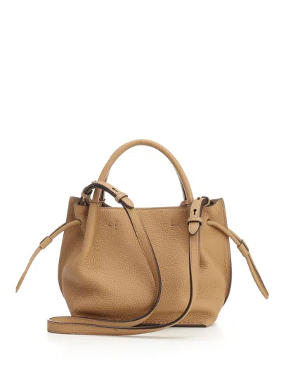 Tod's Buz Sacca Piccola Handbags Beige