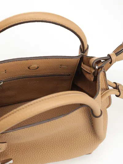 Tod's Buz Sacca Piccola Handbags Beige