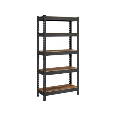 Breebe 5-tier Storage Shelves (11.8"d X 29.5"w X 59"h) - Rustic Brown In Brown