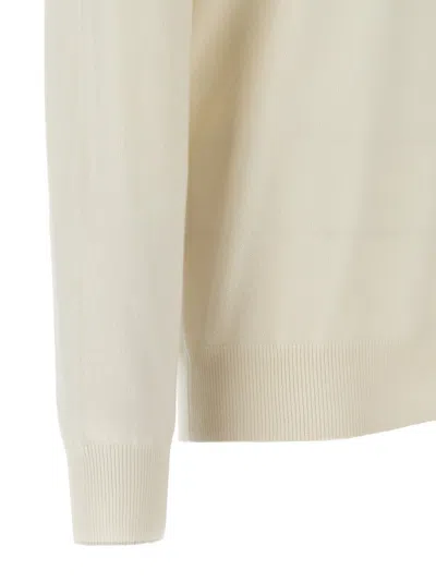 Brunello Cucinelli Cashmere Turtleneck Sweater Sweaters And Cardigans White