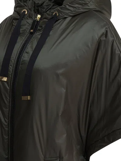 Max Mara The Cube Coats Green In Brown