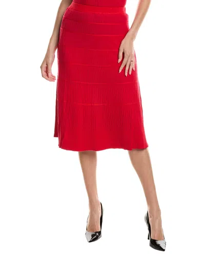 T Tahari Flare Midi Skirt