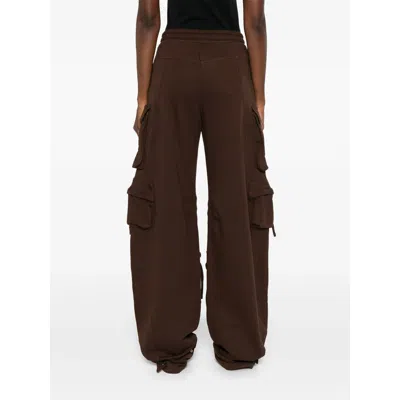 Attico Cargo Fern Pants In Brown
