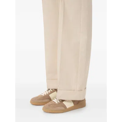 Valentino Low Top Sneaker Contrast Stitching
