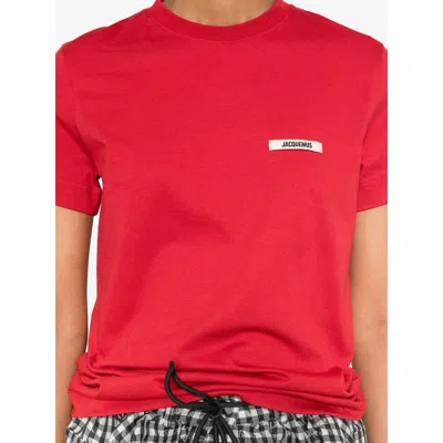 Jacquemus Round Neck Short Sleeve T-shirt