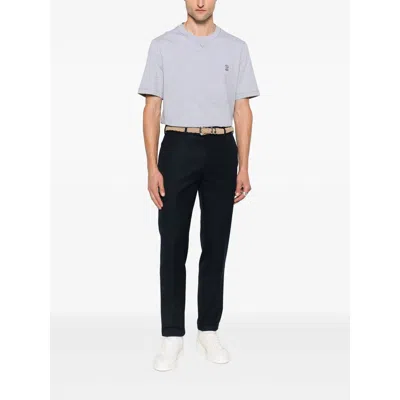 Brunello Cucinelli Embroidered Cotton T-shirt