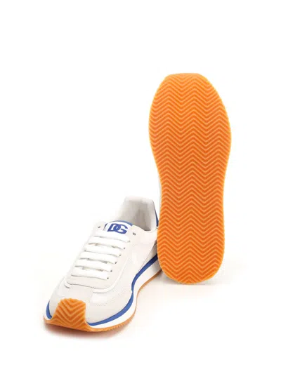Dolce & Gabbana Logo Lace-up Sneakers In Blue