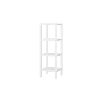 Breebe 4-tier Bamboo Bathroom Shelf - Cloud White In White