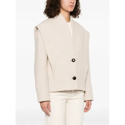 Isabel Marant Dyogo Wool Jacket In White