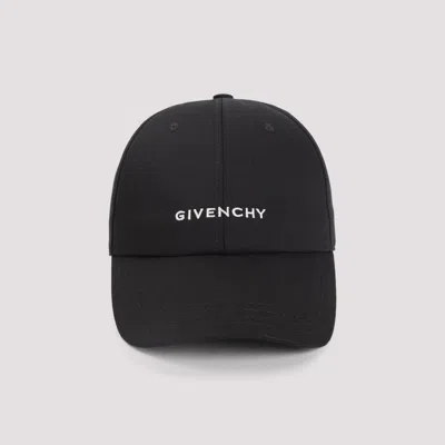 Givenchy Logo Embroidered Baseball Cap In Black