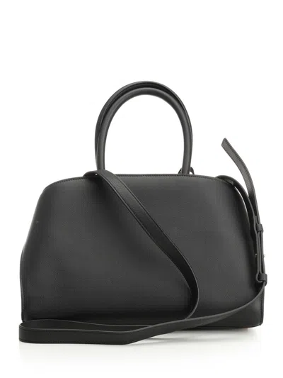Ferragamo Hug Small Top Handle Bag Handbags Black In Black