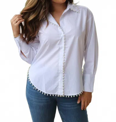 Kiwi Women's In The Details Blouse In White