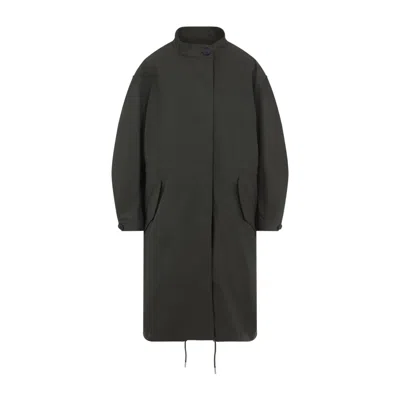 Givenchy Cotton Jacket With Back Slit And Drawstrings