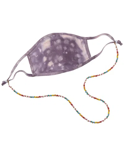 Fallon & Royce Cloth Face Mask & Beaded Chain