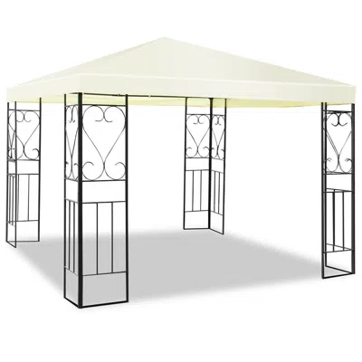 Hivvago 10 X 10 Ft Outdoor Steel Frame Gazebo Shelter With Waterproof Polyester Canopy In Multi