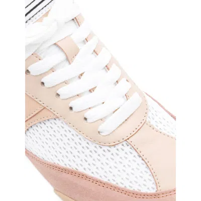 Chloé Pink  White Sneakers