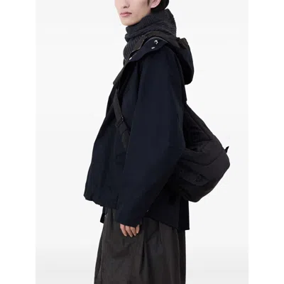 Lemaire Shoulder Bag Soft Game Large In Black