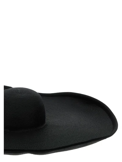 Max Mara Oversized Sun Hat In Black