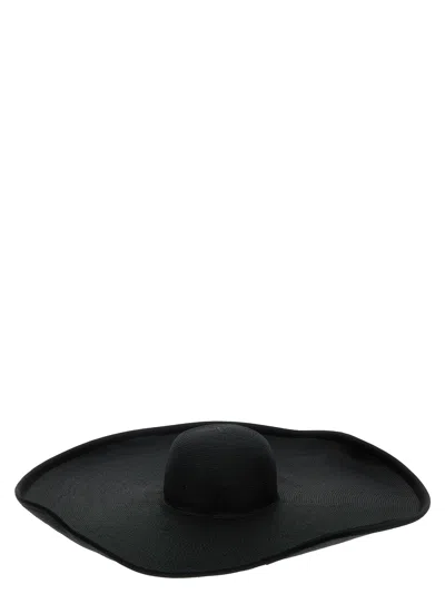 Max Mara Oversized Sun Hat In Black