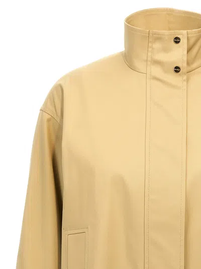 Max Mara Semele Puffer Jackets Beige