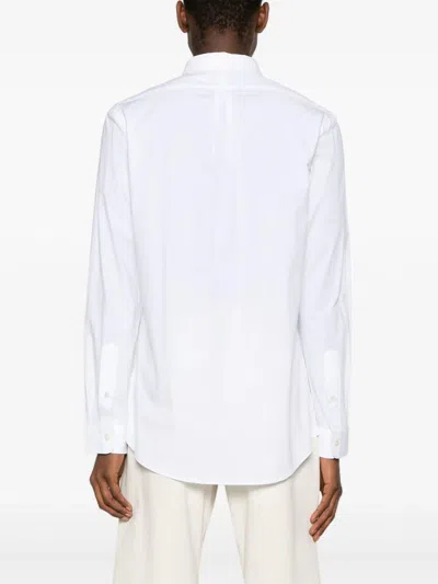 Polo Ralph Lauren Timeless White Shirt With Signature Polo Pony Motif In White