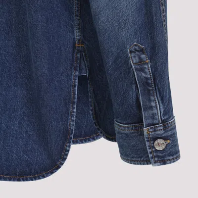 Givenchy Classic Denim Shirt With Button-up Front In Blue