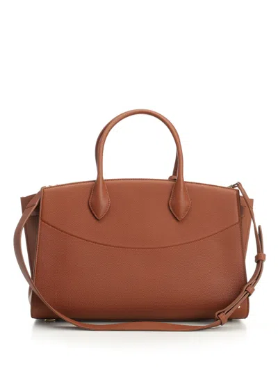 Ferragamo The New Studio Soft Leather Top-handle Bag