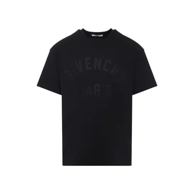 Givenchy Men Cotton T-shirt In Black
