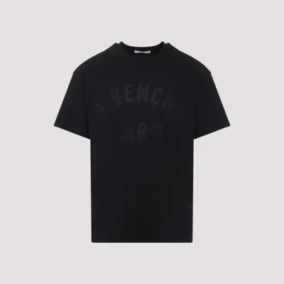 Givenchy Men Cotton T-shirt In Black