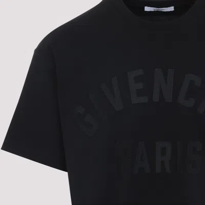 Givenchy Men Cotton T-shirt In Black