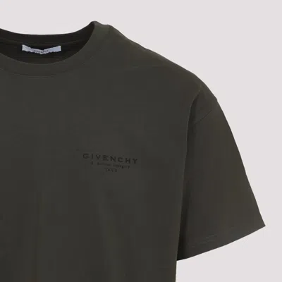 Givenchy Crew Neck Short Sleeves T-shirt In Brown