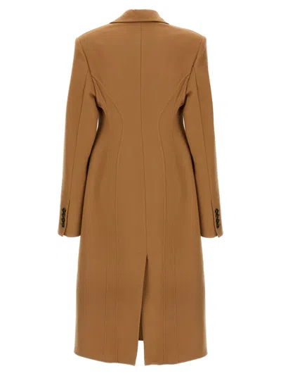 Stella Mccartney Wool Coat Coats And Trench Coats Beige