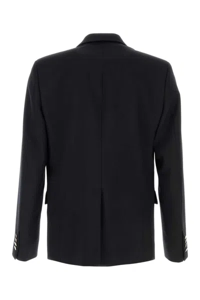 Gucci Giacca In Lana Blu Notte Uomo