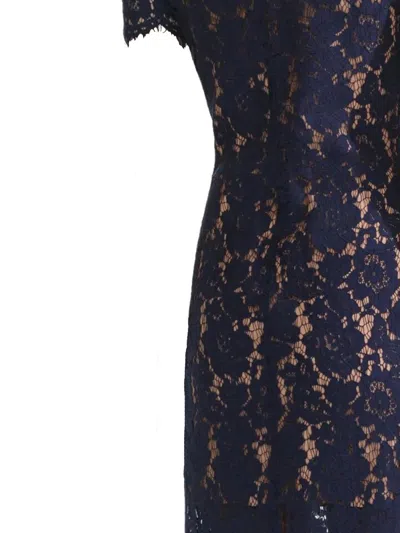 Self-portrait Self Portrait Women Lace Contrast Collar Midi Dress