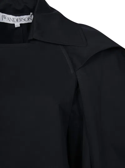 Jw Anderson J. W. Anderson Asymetric Cape Trench Coat