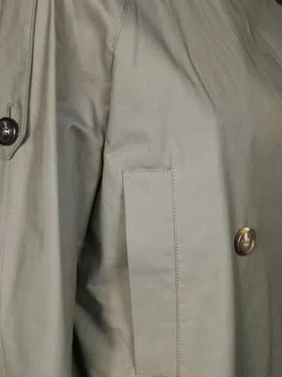 Max Mara The Cube Collarless Double-breasted Jim Trench Coat