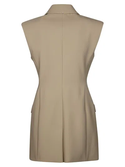 Sportmax Tailored Wool Vest Flap Pockets