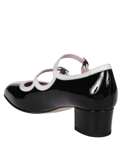 Carel Mary Jane00 Block Heel Round Toe In Black