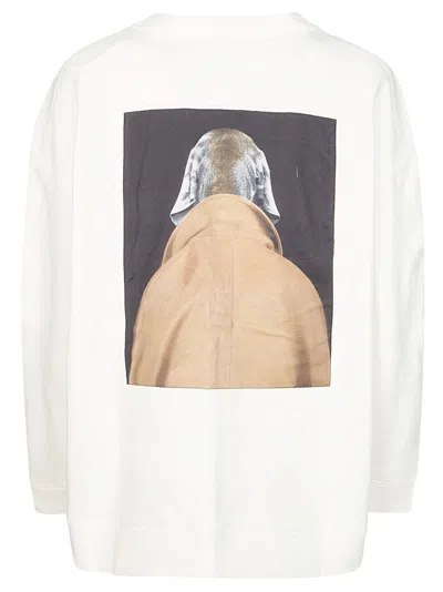 Max Mara Crewneck Sweatshirt With Dog Graphic Design