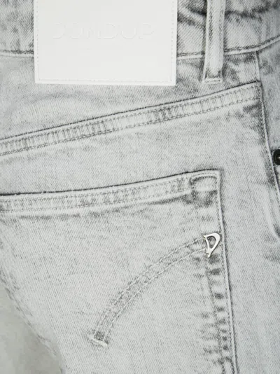 Dondup Marlen Wide-leg Trousers Distressed In Gray