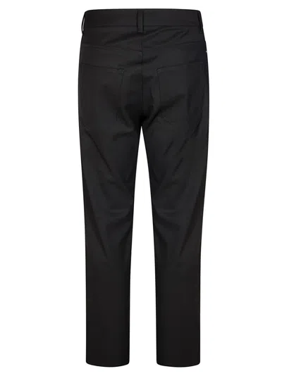 Diesel Slim-fit Black Pants With Modern Cut In Black