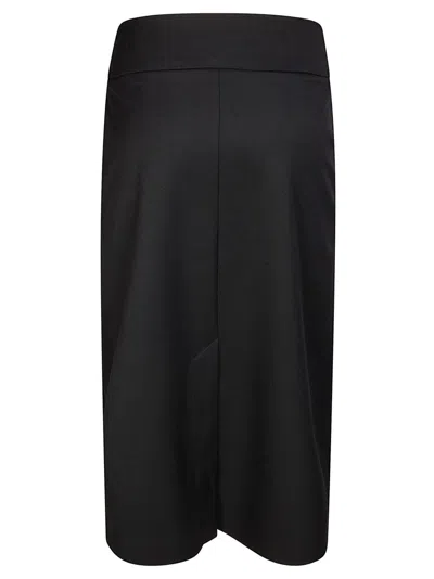 Diesel O-seus High Waist Long Pencil Skirt In Black
