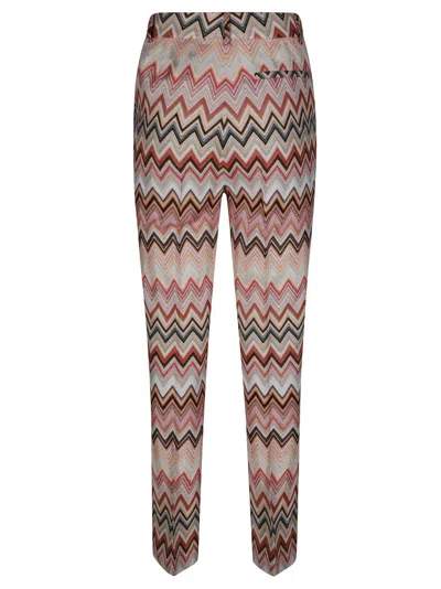 Missoni Chevron Pattern Elastic Waistband Trousers