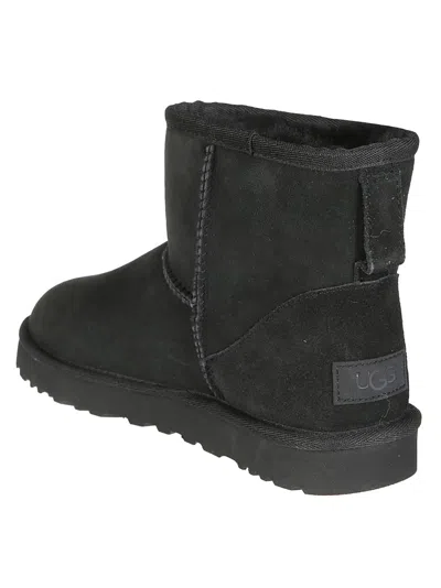 Ugg Mini Ii Suede Ankle Boots In Black