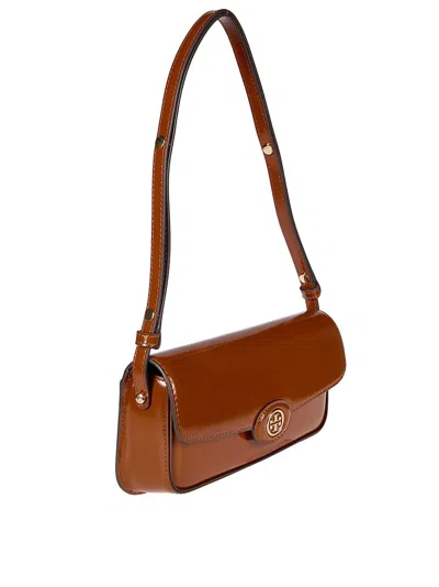 Tory Burch Robinson Spazzolato E/w Shoulder Bag