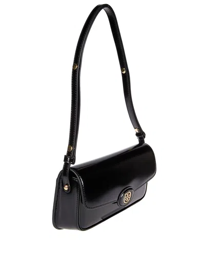 Tory Burch Robinson Spazzolato E/w Shoulder Bag