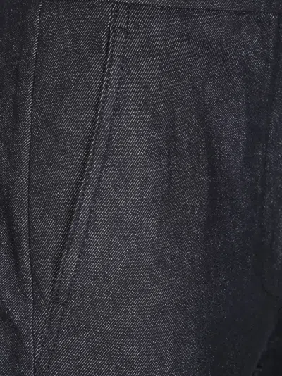 Max Mara Galizia Straight-leg Tailored Pants With Subtle Sheen In Black