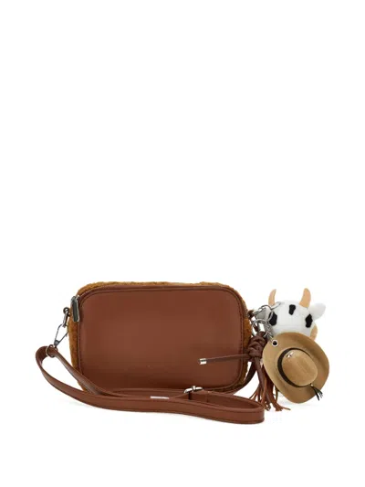 Monnalisa Leather Wallet In Brown