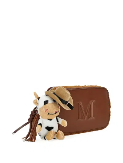 Monnalisa Leather Wallet In Brown