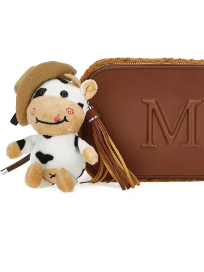 Monnalisa Leather Wallet In Brown